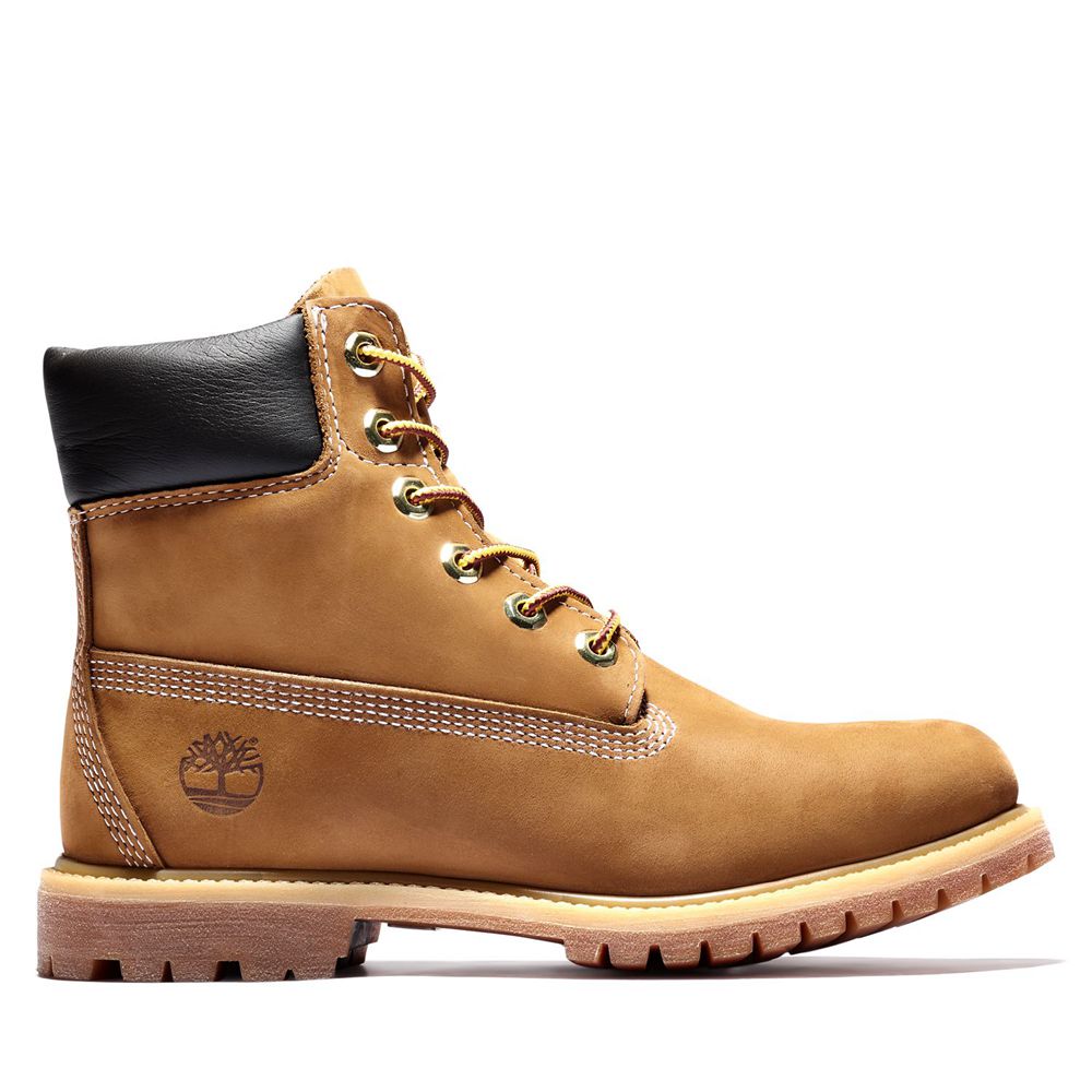 Botas Feminino - Timberland 6-Inch Premium Impermeavel - RWFQS4296 - Marrom